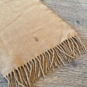 Merino wool and cashmere scarf